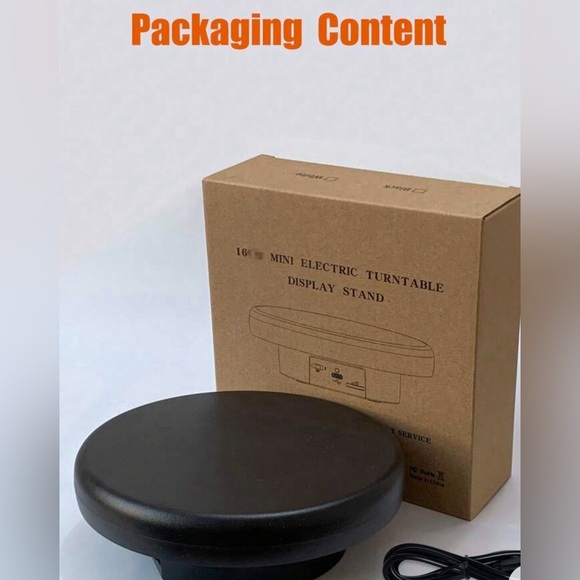 Turntable Electric For 360 Degree Panoramic Shooting - Picture 7 of 9